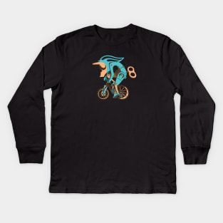 Elegant Clockwork MTB Kids Long Sleeve T-Shirt